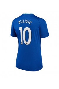 Chelsea Christian Pulisic #10 Fotballdrakt Hjemme Klær Dame 2022-23 Korte ermer